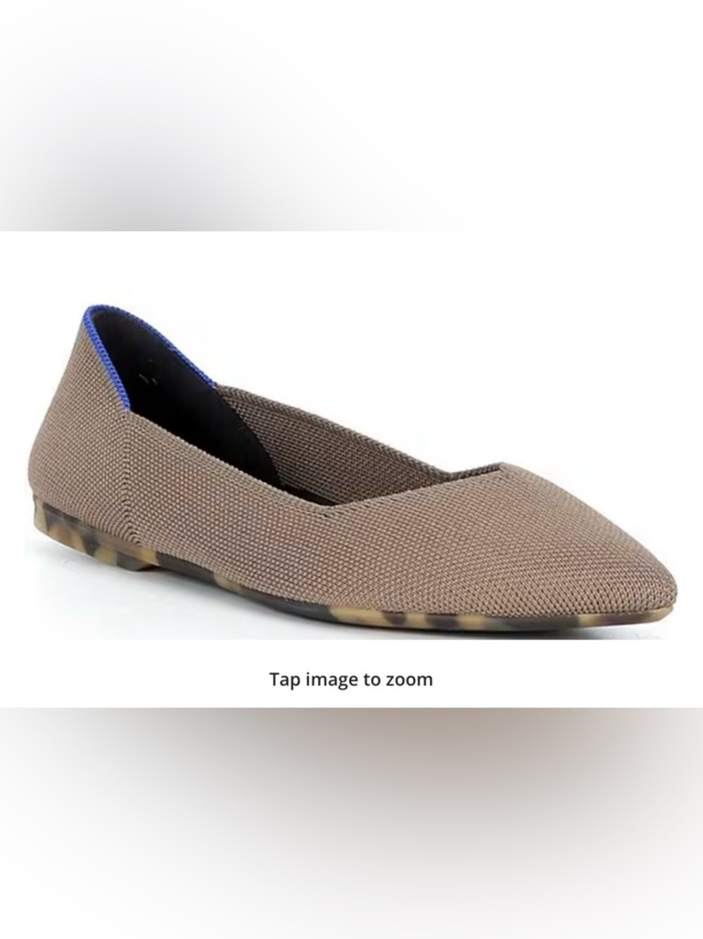 Rothy’s Women’s Taupe Fabric Ballet Flat